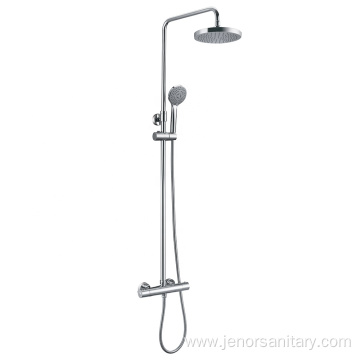 Supporting Chrome Plated Wall Mounted Rain Shower Faucet